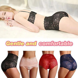 Women's Lace Breathable Seamless High Waist Panties