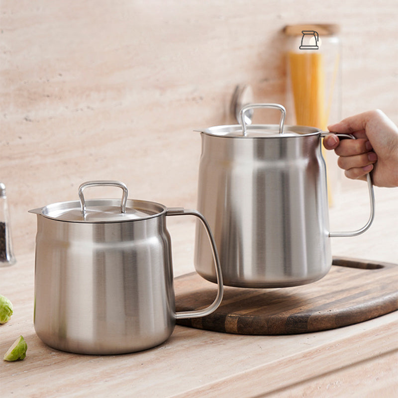 2-in-1 Stainless Steel Multifunctional Oil Strainer Pot