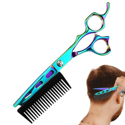 2 In 1 Hair Scissors With Comb