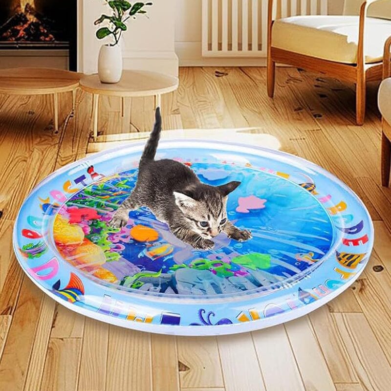 Inflatable Tummy Time Water Sensory Mat for Baby&Pet