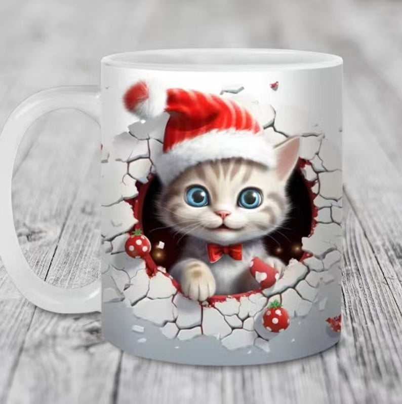 Christmas Animal Pattern Mug