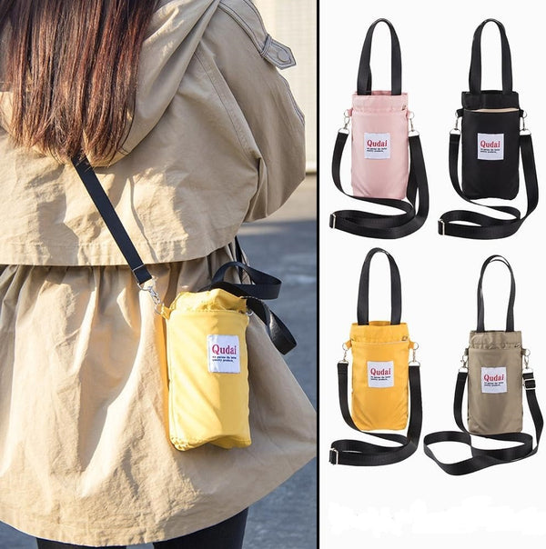 Water Bottle Pouch with Strap, Outdoor Multifunctional Bag