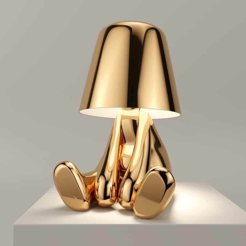 Golden Little Man Touch LED Table Lamp