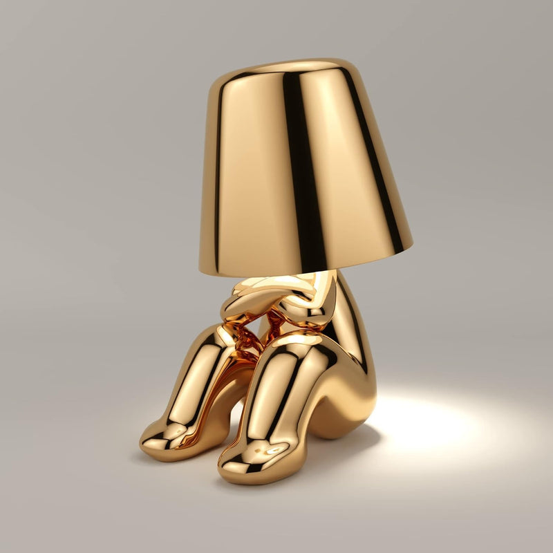 Golden Little Man Touch LED Table Lamp