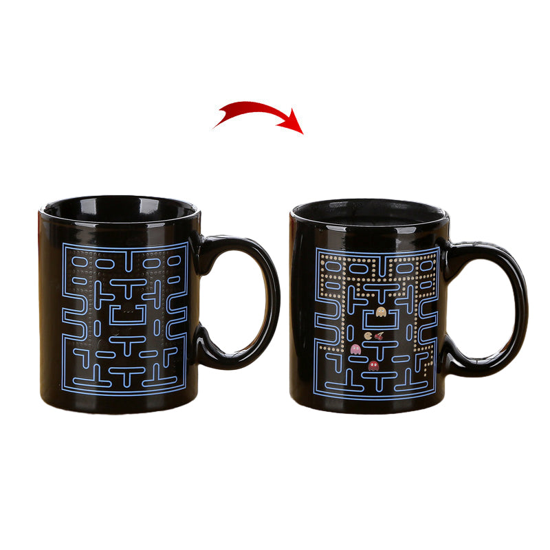 PAC-Man Magic Heat Sensitive Color Changing Ceramic Coffee Mug