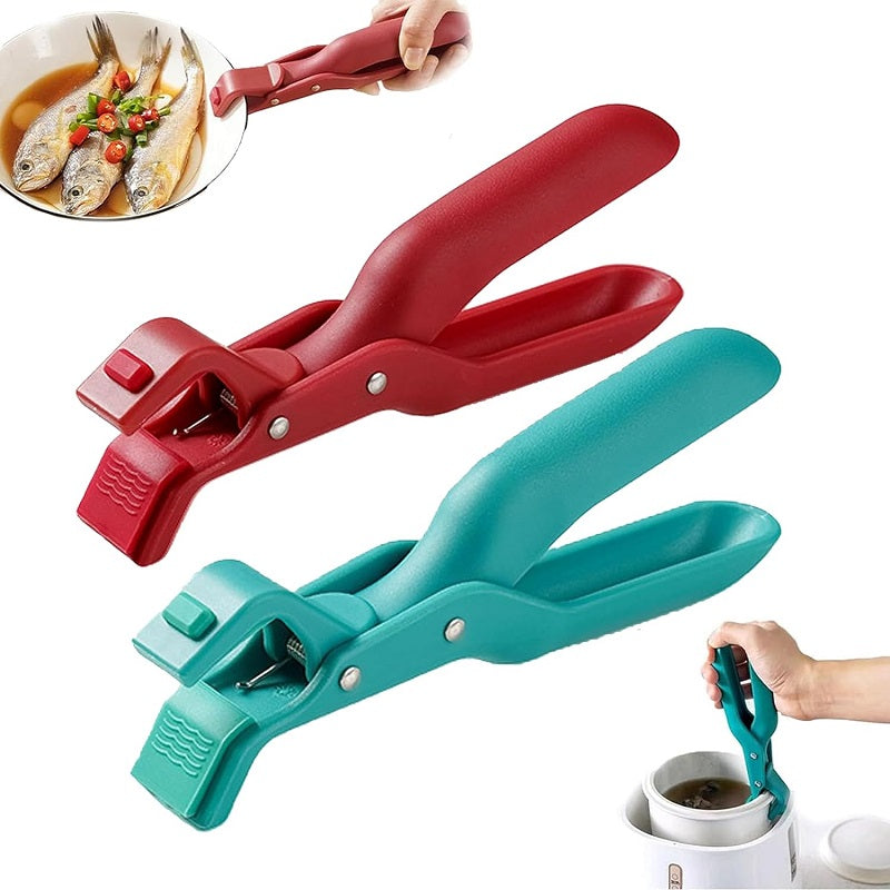 Multi-Purpose Anti-Scald Bowl Holder Clip for Kitchen