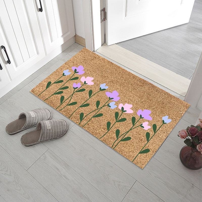 Welcome Decorative Doormat, Anti Slip Floor Mats for Entryway