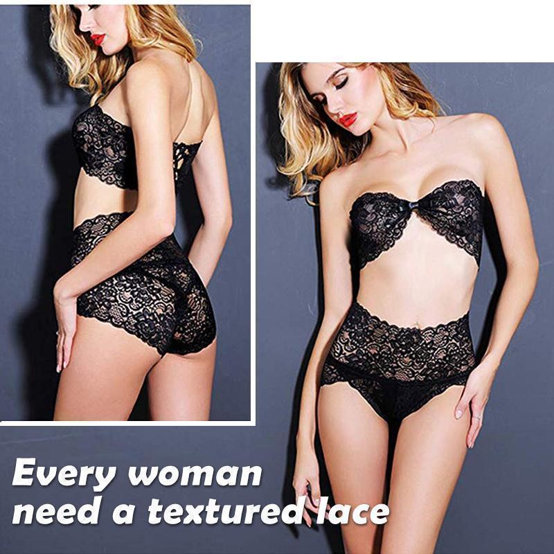 Women's Lace Breathable Seamless High Waist Panties