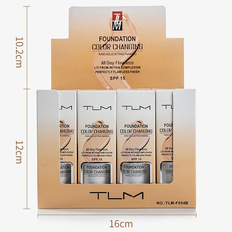 TLM Flawless Colour Changing Warm Skin Tone Long Lasting Foundation