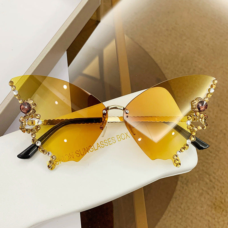 Diamond Butterfly Sunglasses