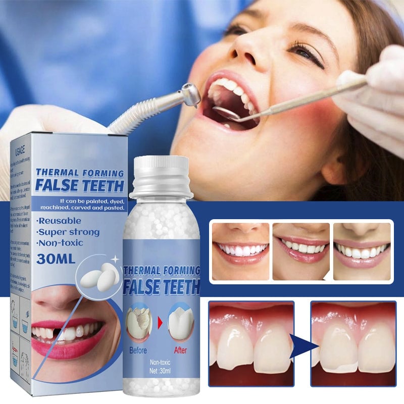 Temporary Tooth Repair Kits, Reusable Moldable False Teeth