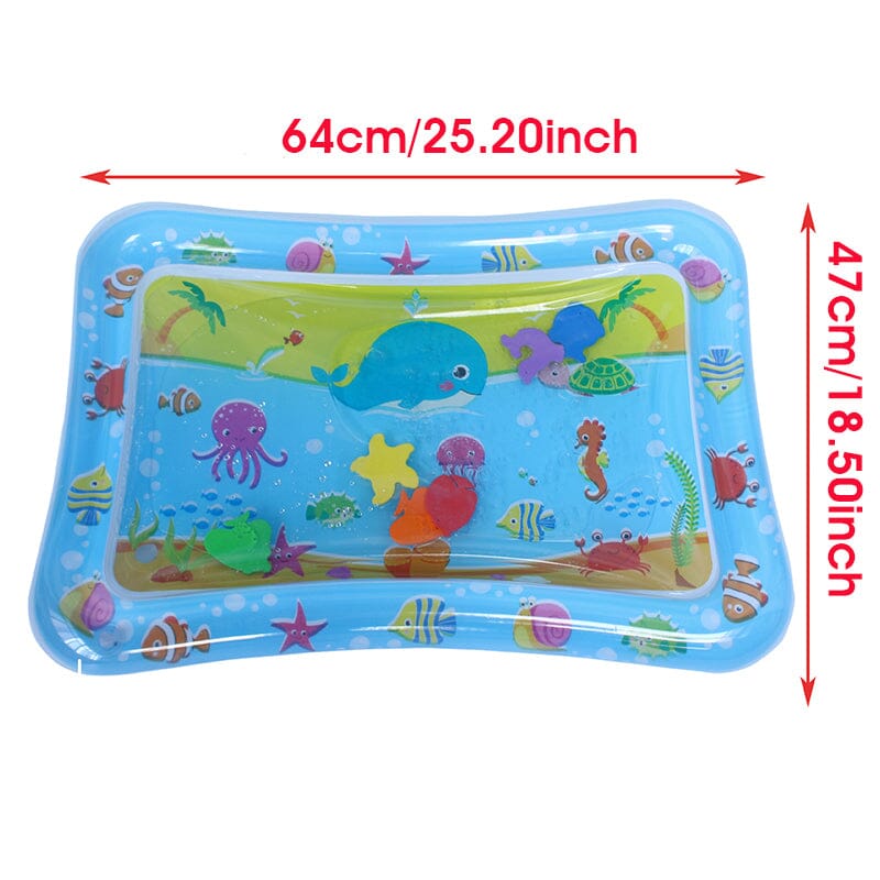 Inflatable Tummy Time Water Sensory Mat for Baby&Pet