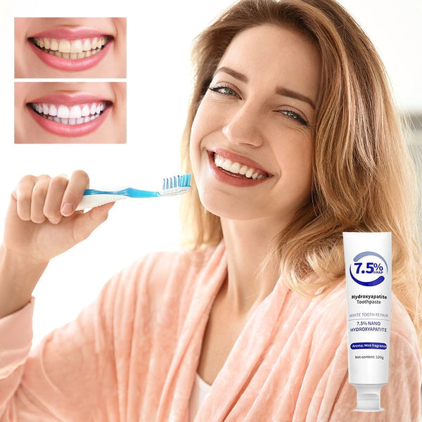 Hydroxyapatite Whitening Toothpaste for Enamel Protection, Deep Cleaning Remove Stains Oral Care