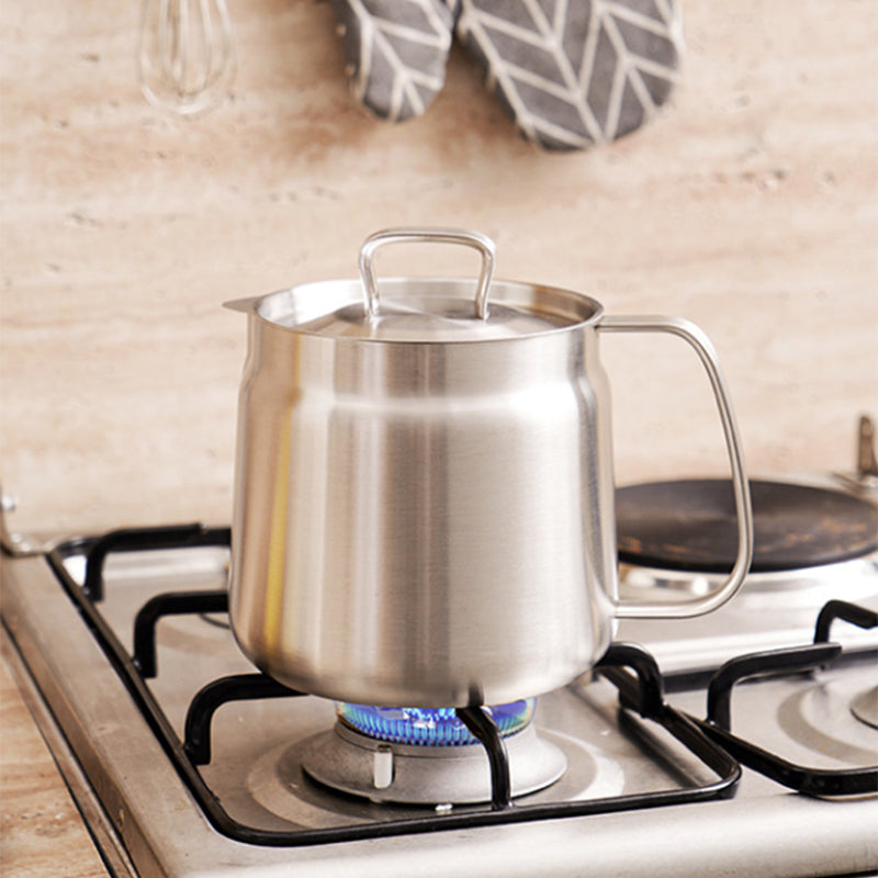 2-in-1 Stainless Steel Multifunctional Oil Strainer Pot