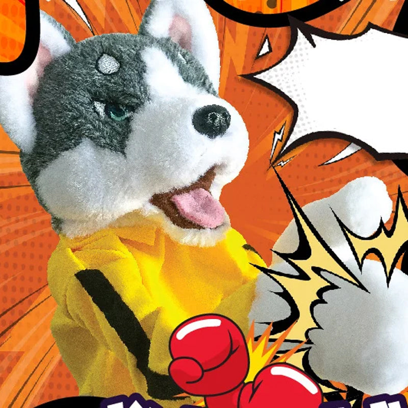 Kung Fu Husky Gloves Plush Toy