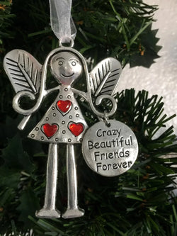 Angel Ornament Christmas Gift - Funny Friendship Gift