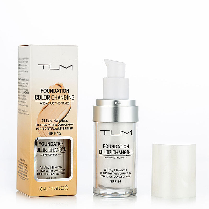 TLM Flawless Colour Changing Warm Skin Tone Long Lasting Foundation