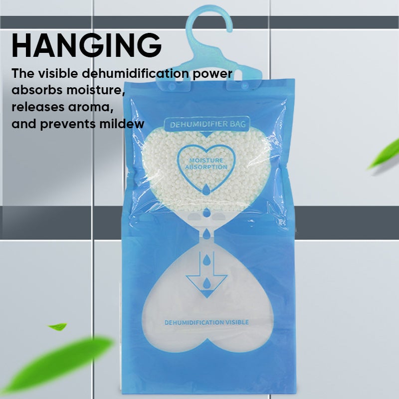 Hanging Interior Wardrobe Dehumidifier, Hanging Moisture Absorber Bags