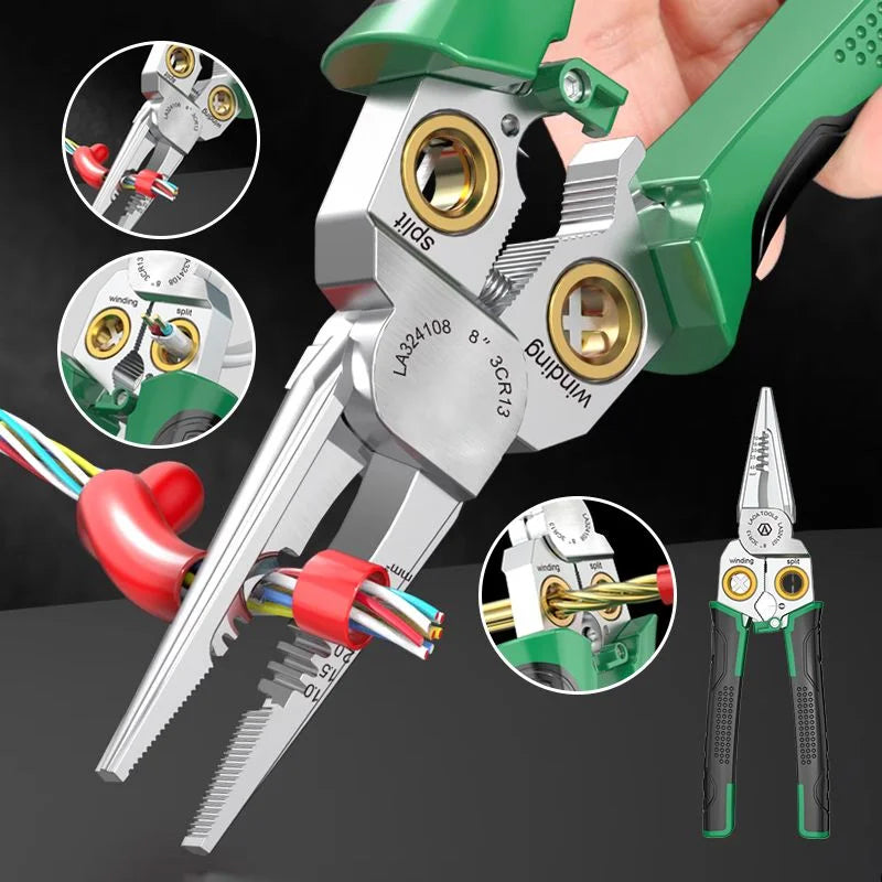 7 in 1  Multifunctional Stainless Steel Wire Stripping Pliers