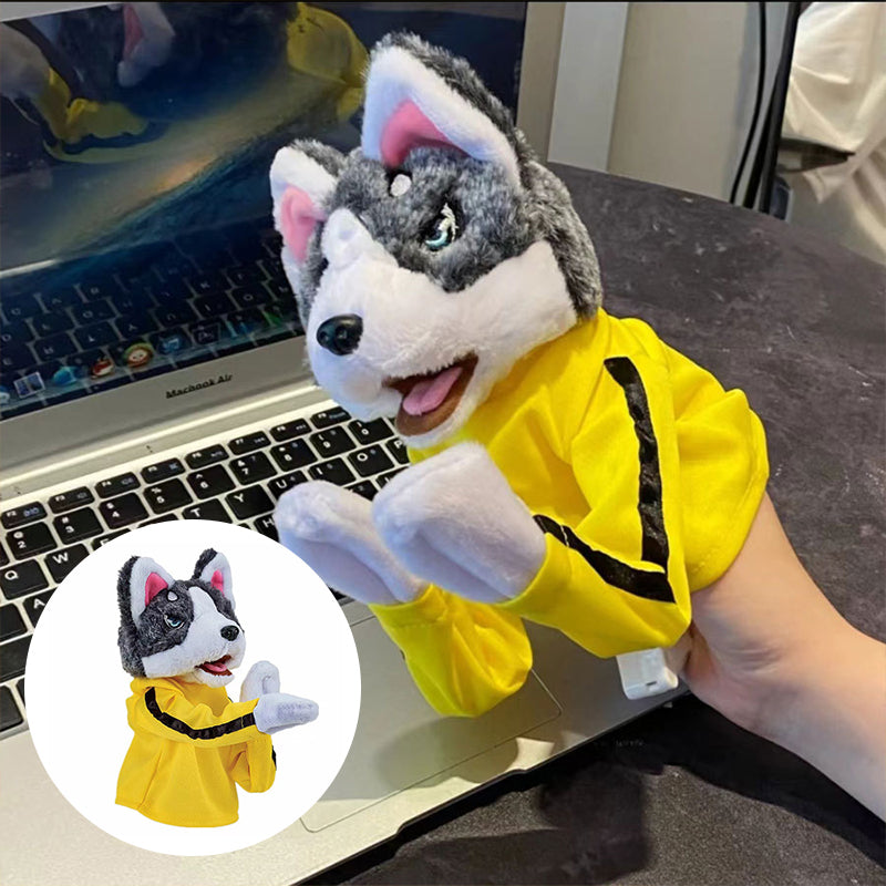 Kung Fu Husky Gloves Plush Toy