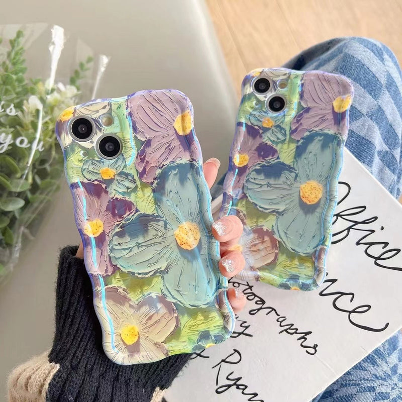 Colorful Oil Painting Exquisite Phone Case for iPhone