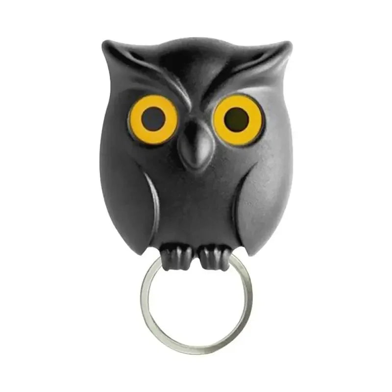 🦉The Key Guard is a Reliable Owl - Cute Night Owl Key Holder with Auto Open Close Eyes