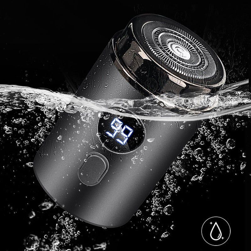 Mini Portable Electric Shaver with Power Display Screen