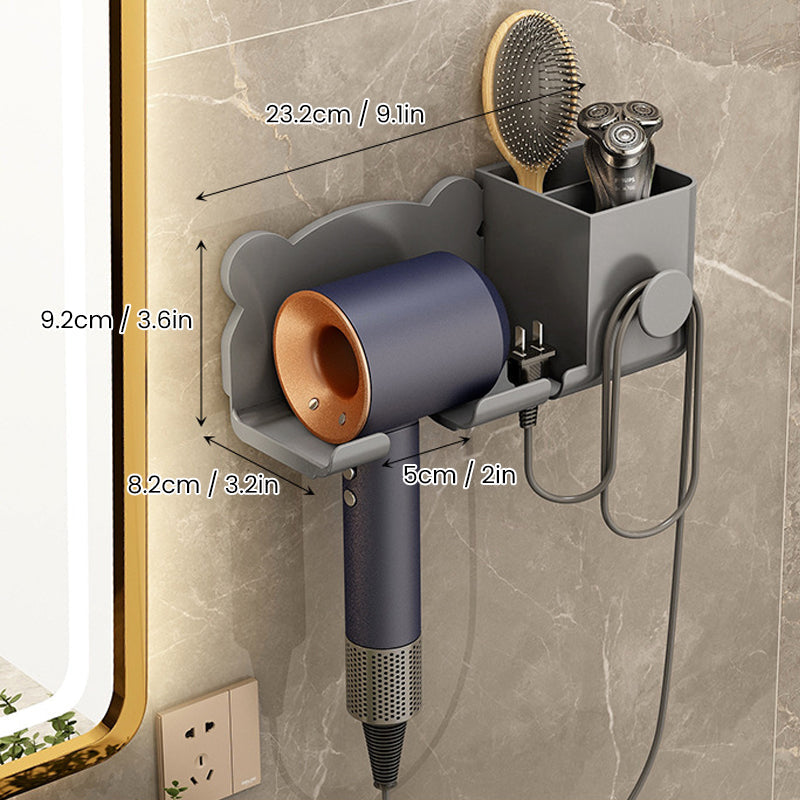 Bathroom Hair Dryer Holder