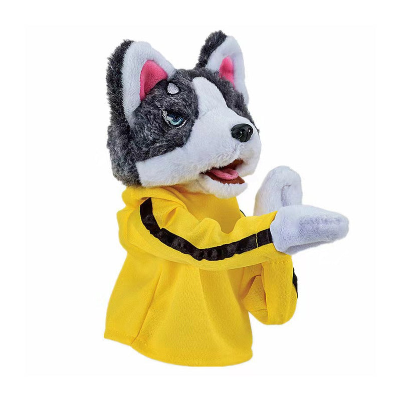 Kung Fu Husky Gloves Plush Toy