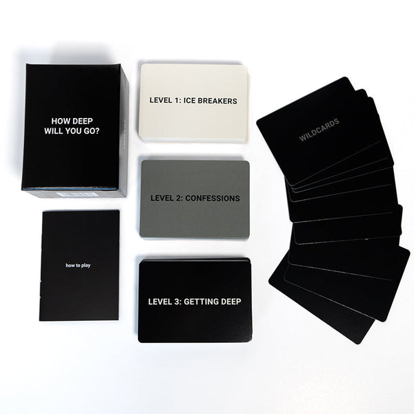 How Deep Will You Go? Night Question/Conversation Card Game