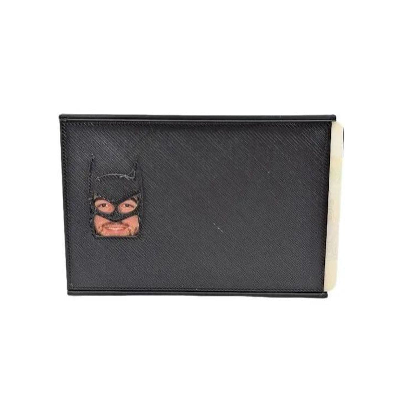 Batman ID Card Cover, Card Holder With Face Mask Featuring Bat