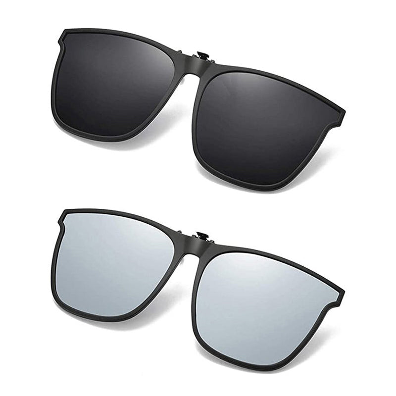 New Polarized Clip-on Flip Up Sunglasses