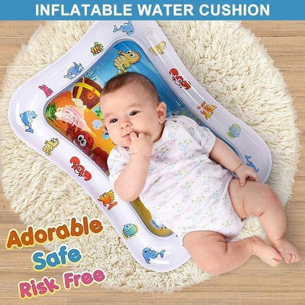 Inflatable Tummy Time Water Sensory Mat for Baby&Pet