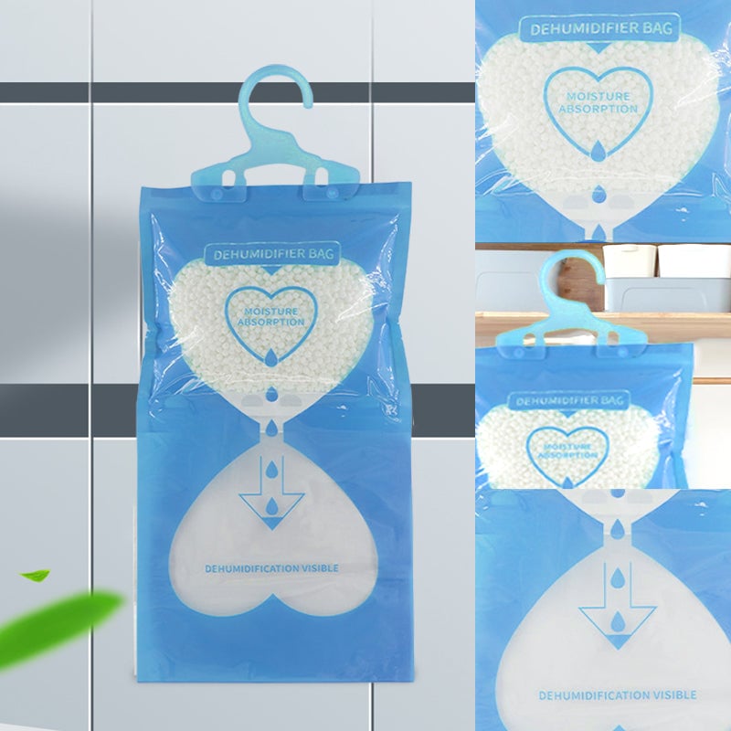 Hanging Interior Wardrobe Dehumidifier, Hanging Moisture Absorber Bags