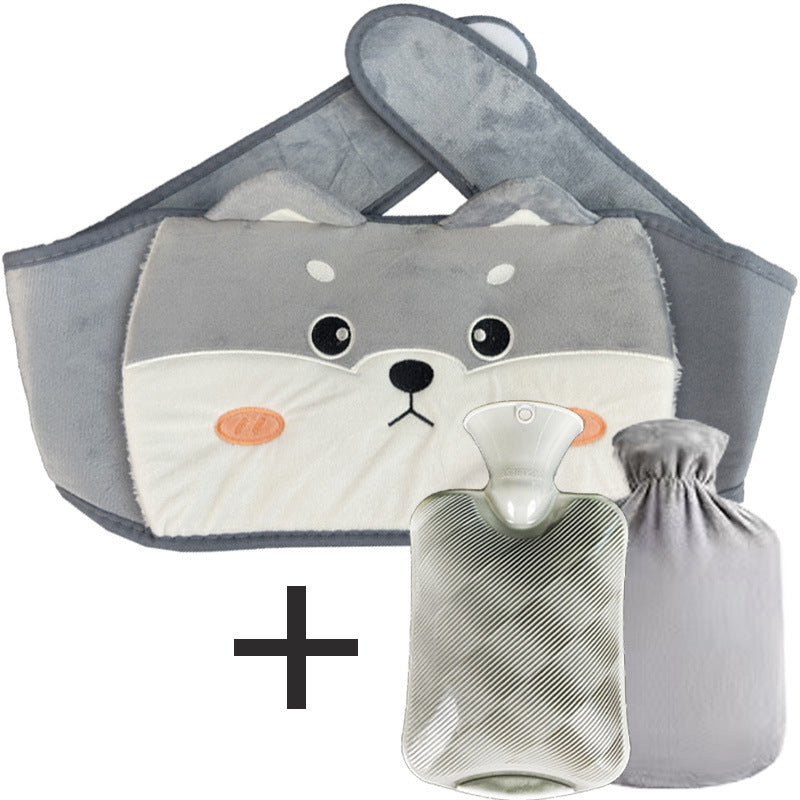 🦝Plush Refillable Hot Water Bottle Belt