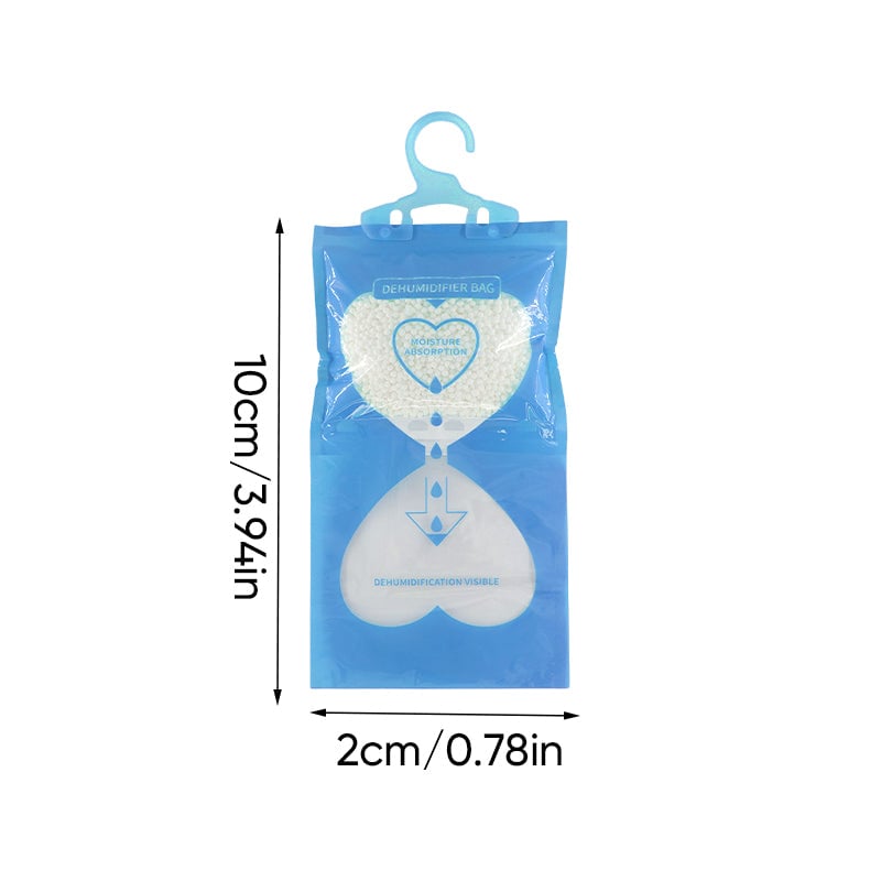 Hanging Interior Wardrobe Dehumidifier, Hanging Moisture Absorber Bags