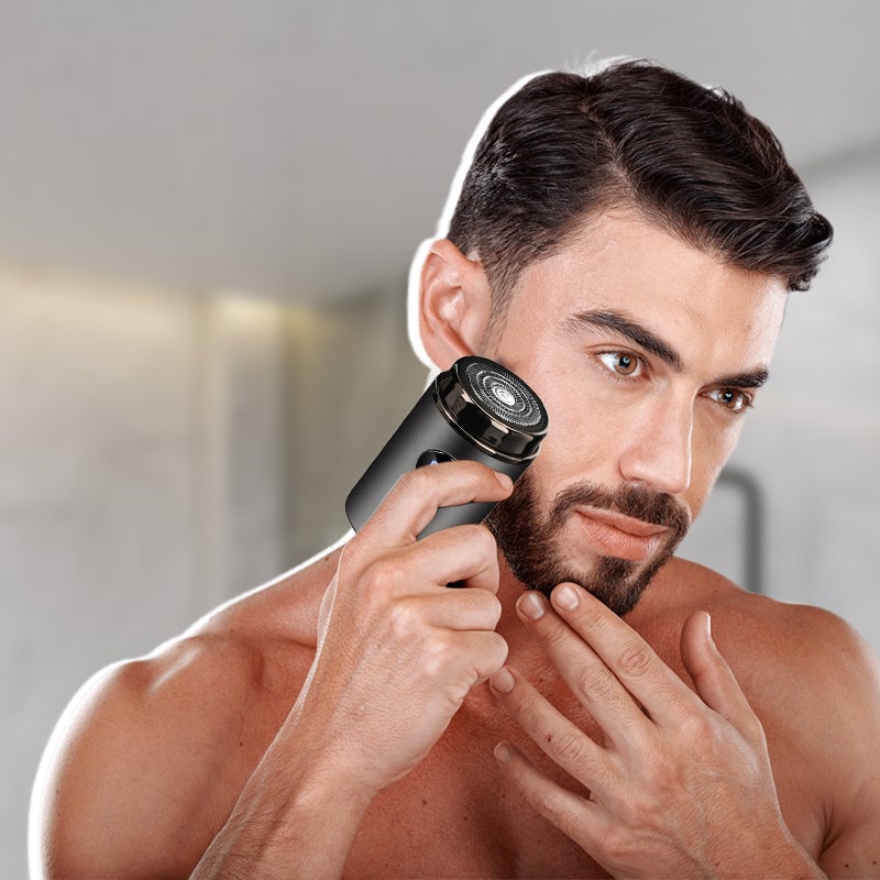 Mini Portable Electric Shaver with Power Display Screen