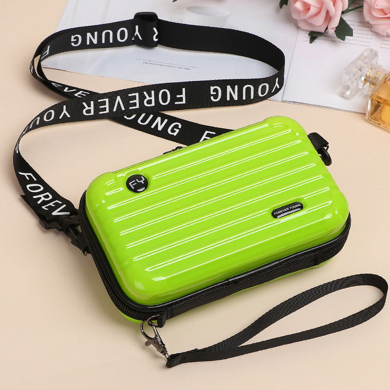 Mini Suitcase Shape Crossbody Shoulder Bag Travel Multi Function Handbag dimoohomeuk