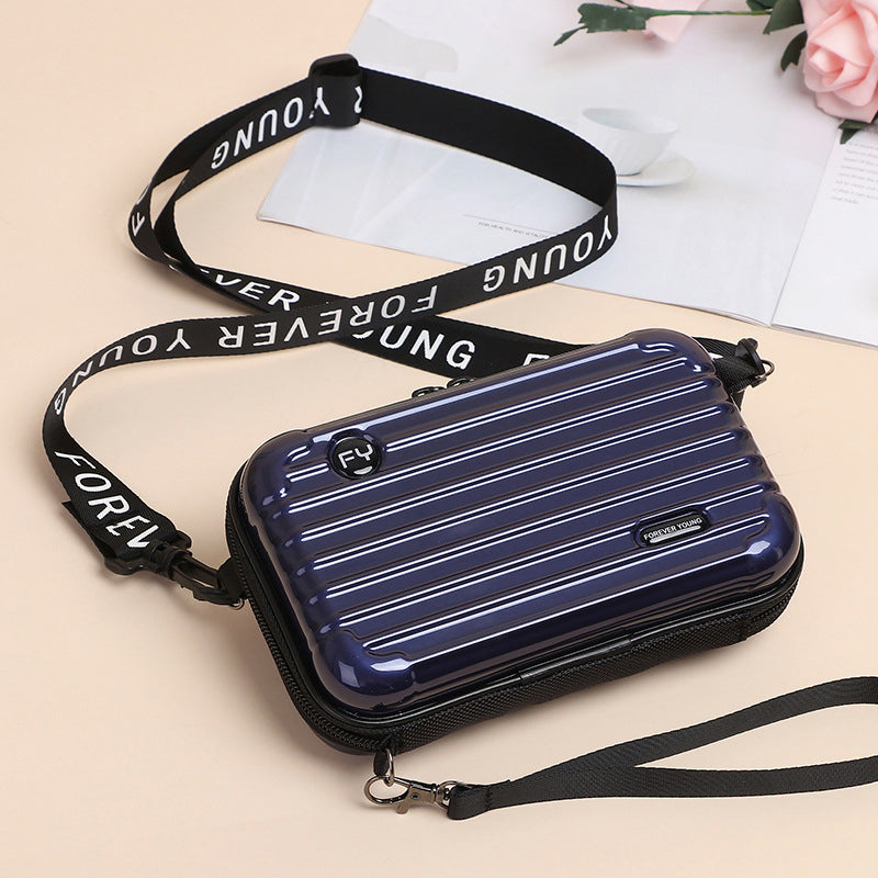 Mini Suitcase Shape Crossbody Shoulder Bag