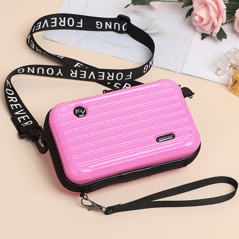 Mini Suitcase Shape Crossbody Shoulder Bag