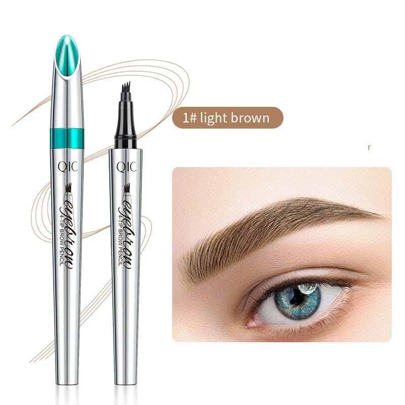 3D Waterproof  Microblading Eyebrow Pen with 4 Fork Tip