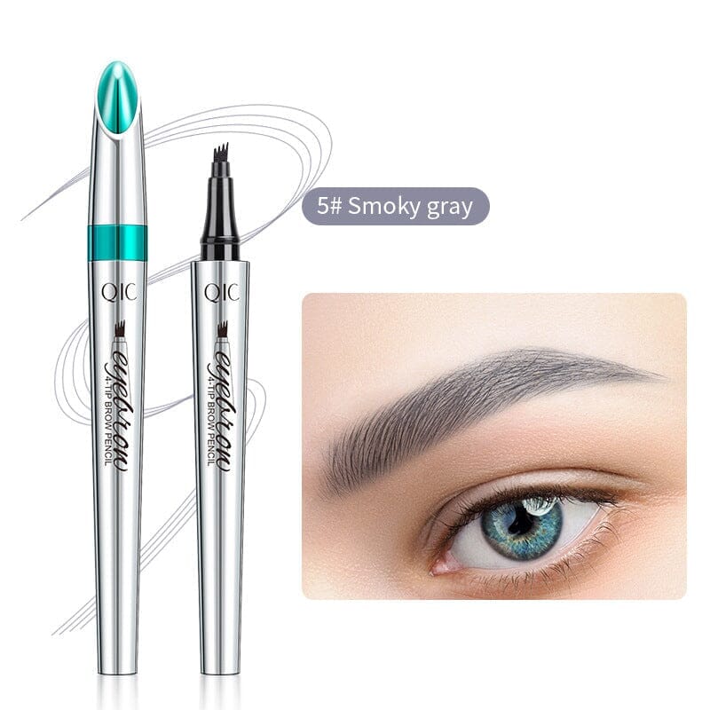 3D Waterproof  Microblading Eyebrow Pen with 4 Fork Tip