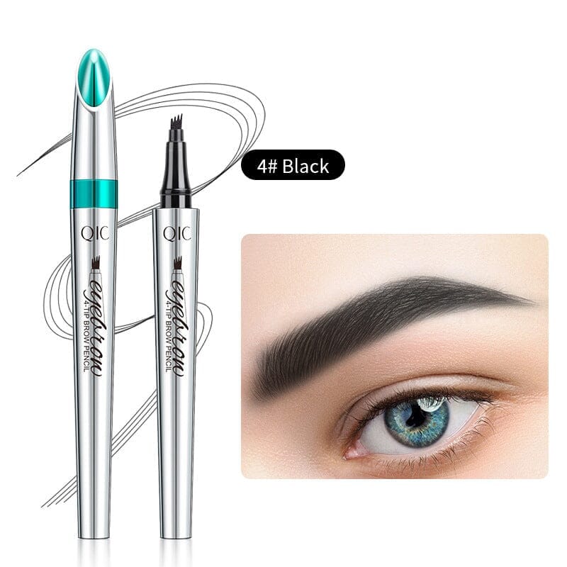 3D Waterproof  Microblading Eyebrow Pen with 4 Fork Tip