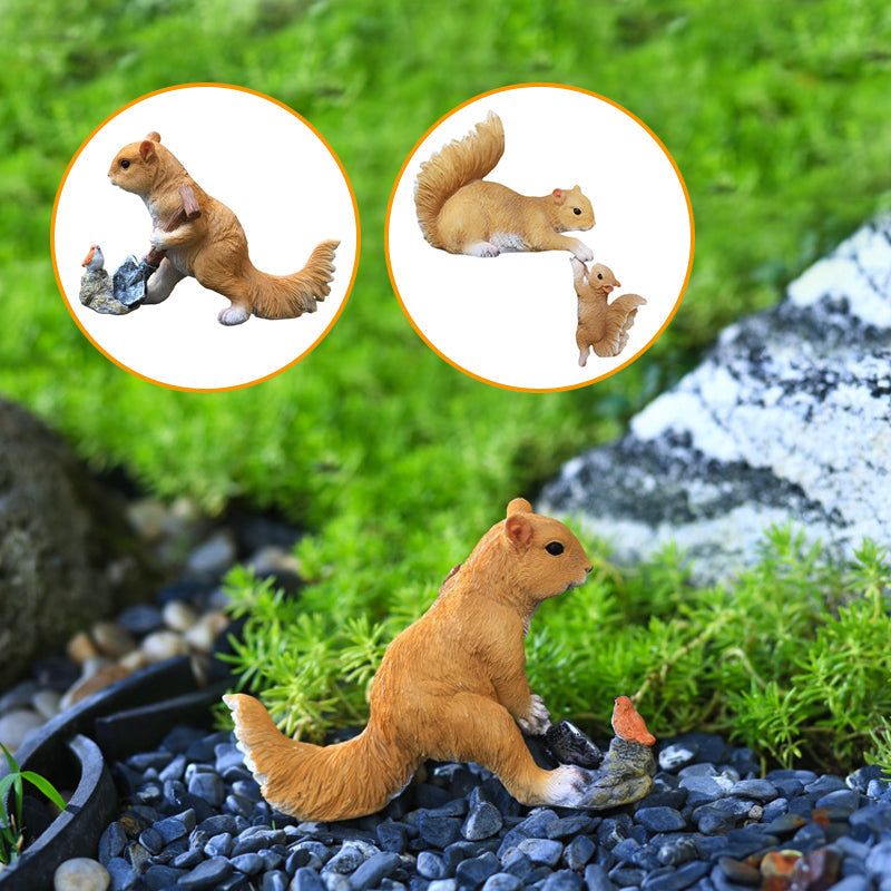 Squirrel Mother and Child Ornament