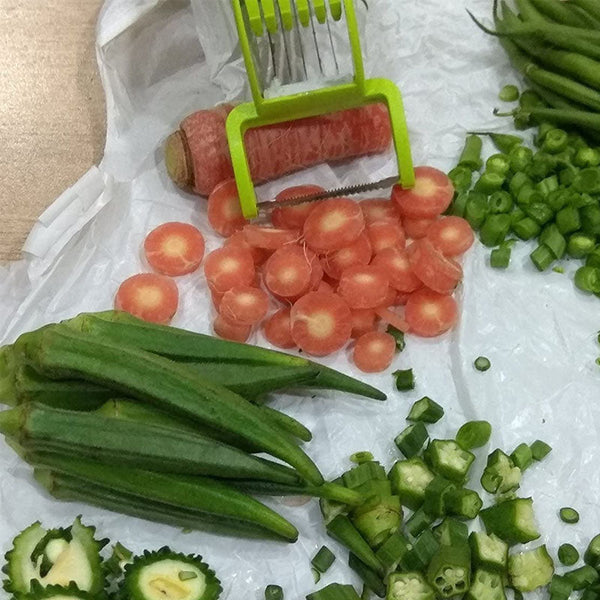 2 in 1 Vegetable Cutter with Peeler