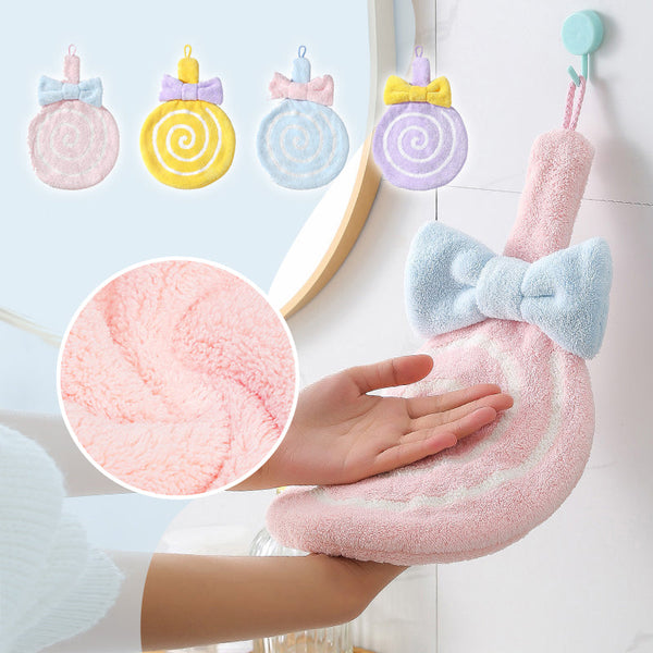 Hangable Lollipop Cute Children Hand Towel