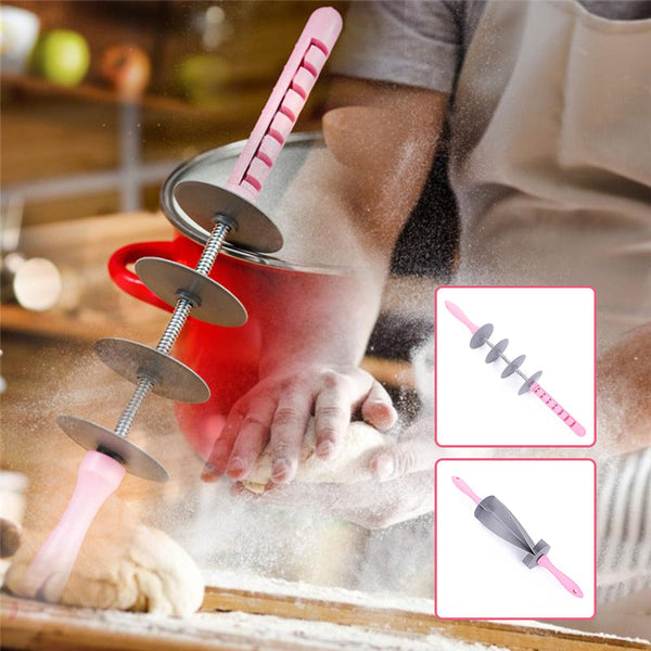 Multi-purpose Rolling Pin for Cutting Dough