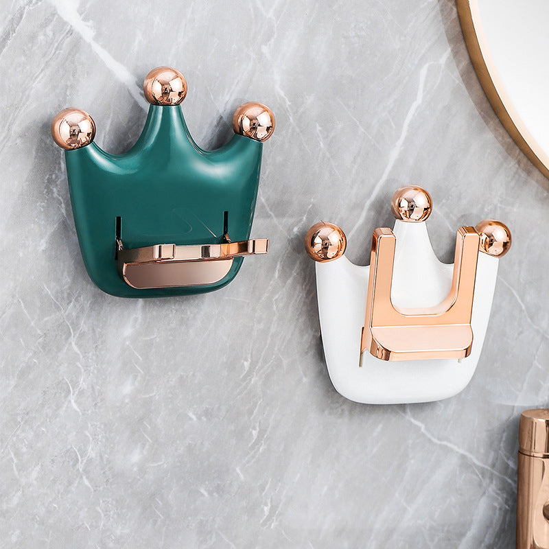 Crown Hair Dryer Storage Rack