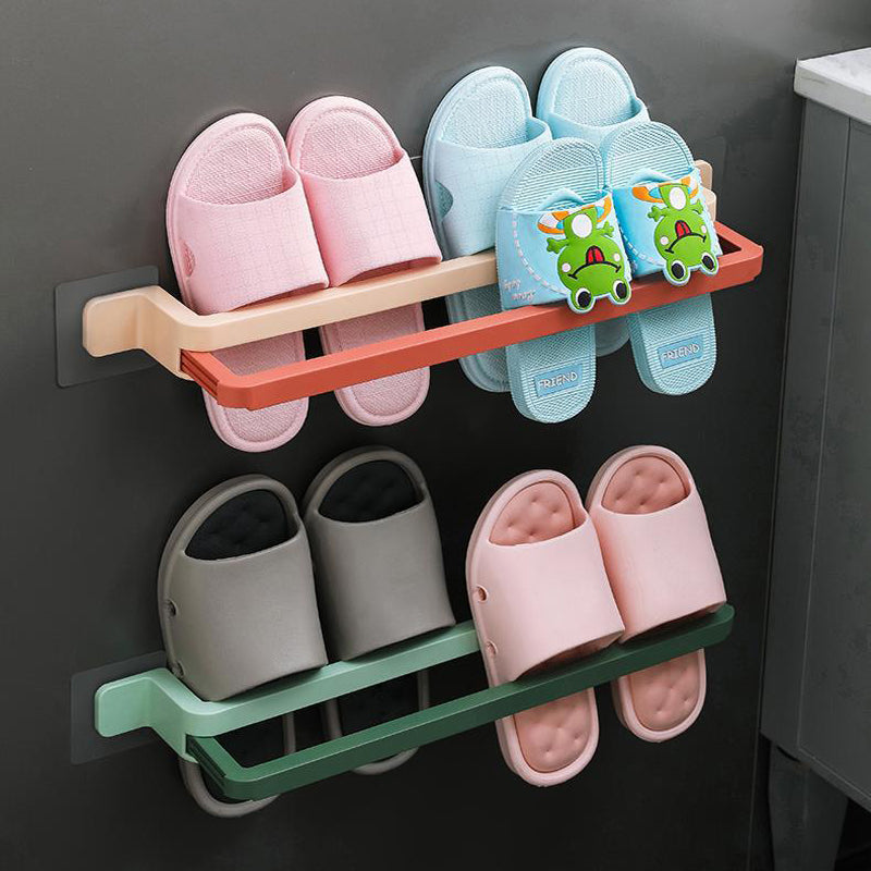 Hole Free Wall Mounted Shoe Rack