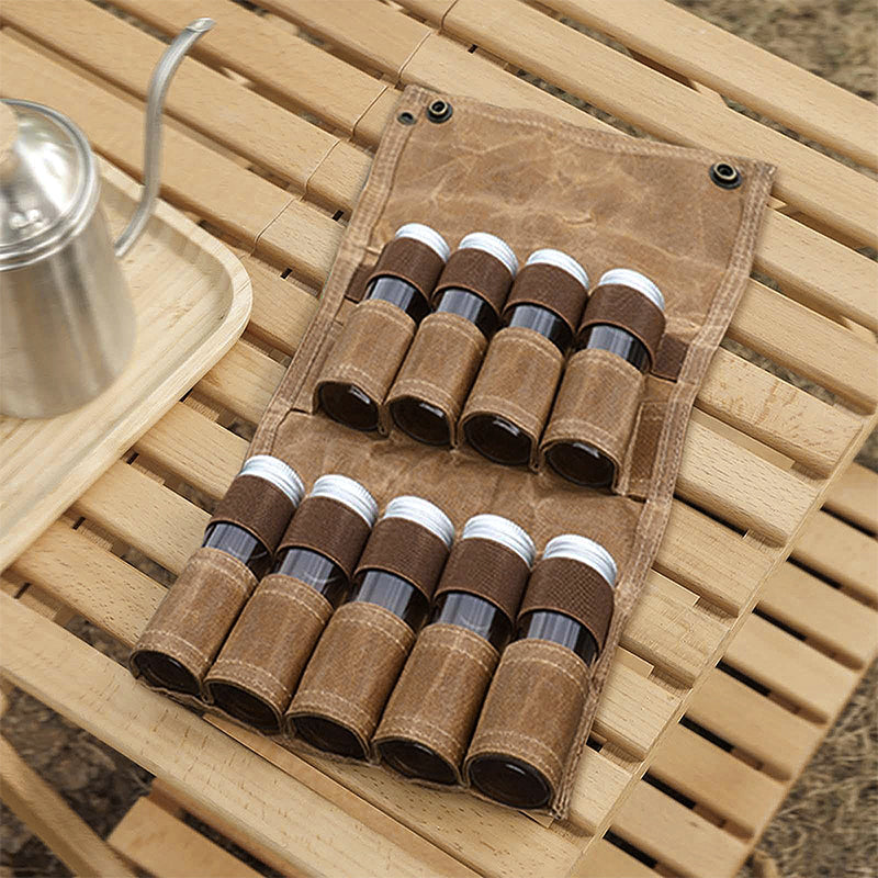 Camping seasoning bottle storage bag